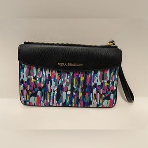 Vera Bradley Watercolor Envelope Wristlet EUC